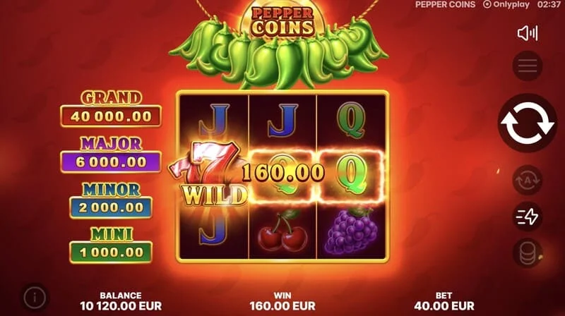 Pepper Coins – Wild og vinnerkombinasjon